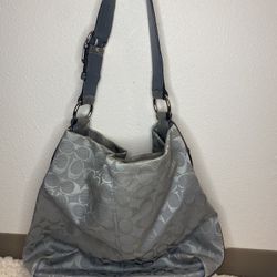 Grey  Coach Bag