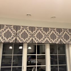81”x16” Floral Valance