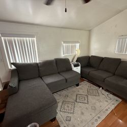 Grey Couch Sectional