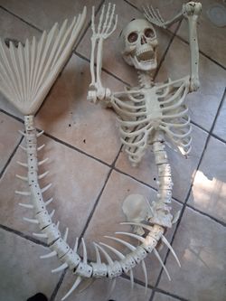 Skeleton mermaid