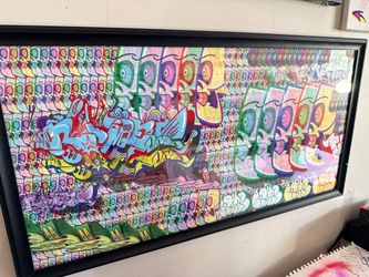 Graffiti art RIME MSK 30/100 framed SOLD OUT!