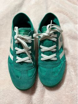 Green vintage Coach shoes