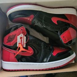 Air Jordan's 1 Retro OG High Patent Bred 