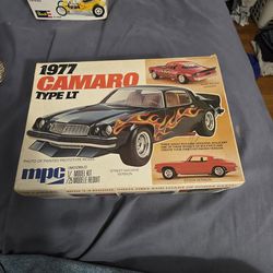 Vintage mpc 1977 camaro type lt model kit in box