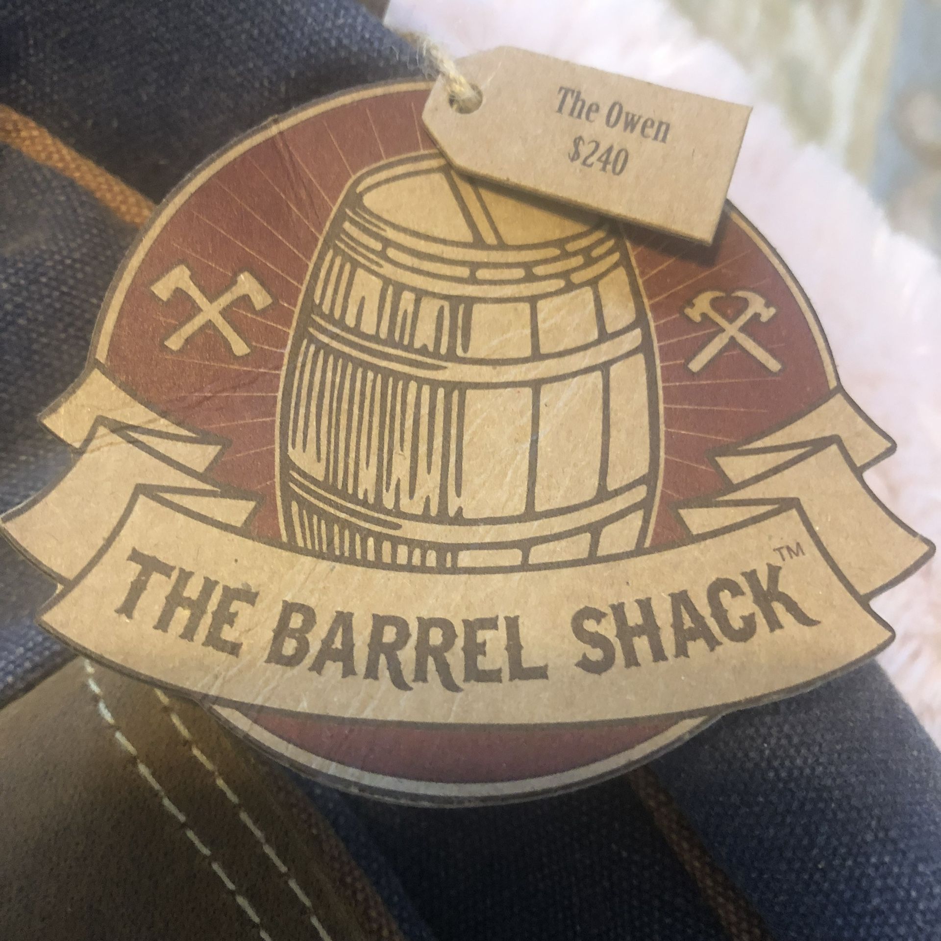 NWT The Barrel Shack’s The Owen Bag - Retails for $240, Selling here for ONLY $45!!