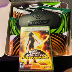 Dance Dance Revolution Universe Game + Dance Pad Xbox 360