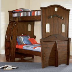 Pirate Ship Design Bunk Bed