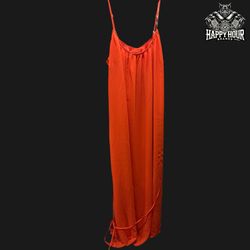 NWT City Chic Size Medium Orange (flame) Chiffon Maxi Dress