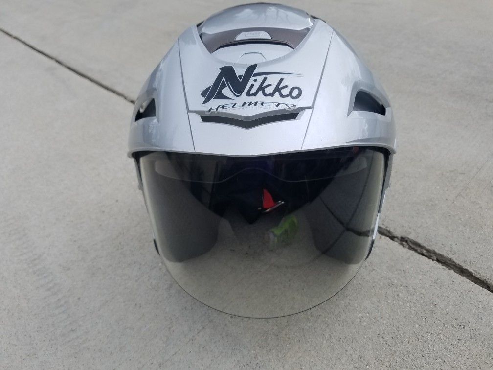 (2) Nikko Motorcycle Helmet
