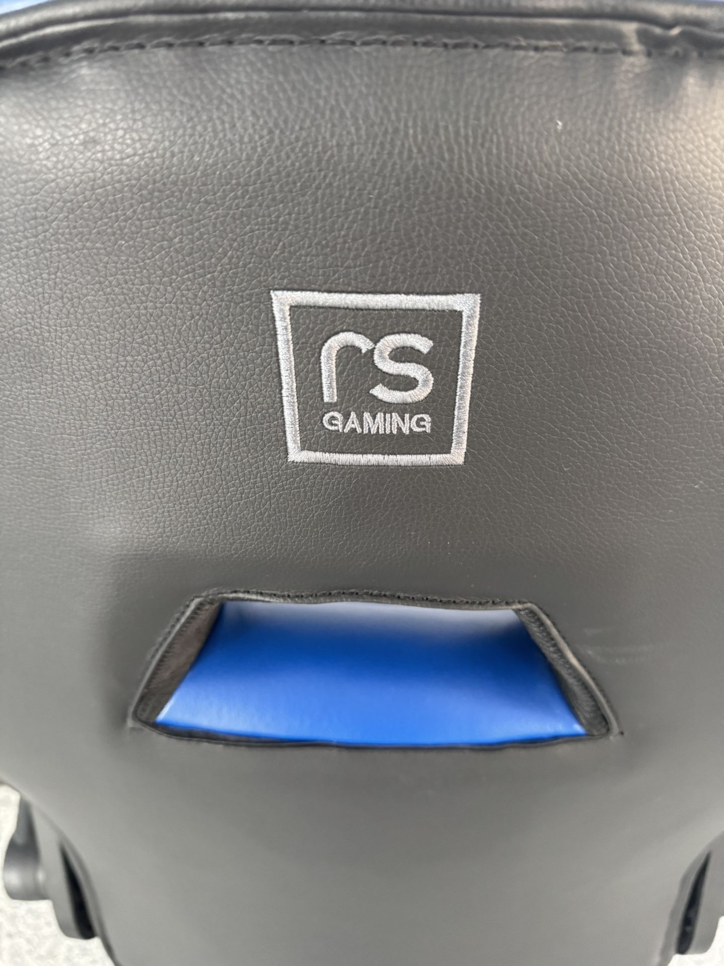 RS Gaming™ RGX Faux Leather High-Back Gaming Black/Blue,