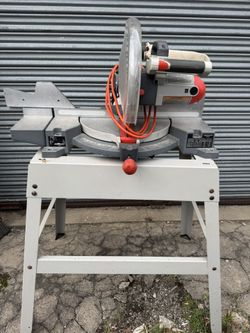 Compound Miter Saw On Stand