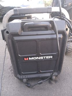 Monster Rocking Roller Portable Indoor/Outdoor Bluetooth Speaker