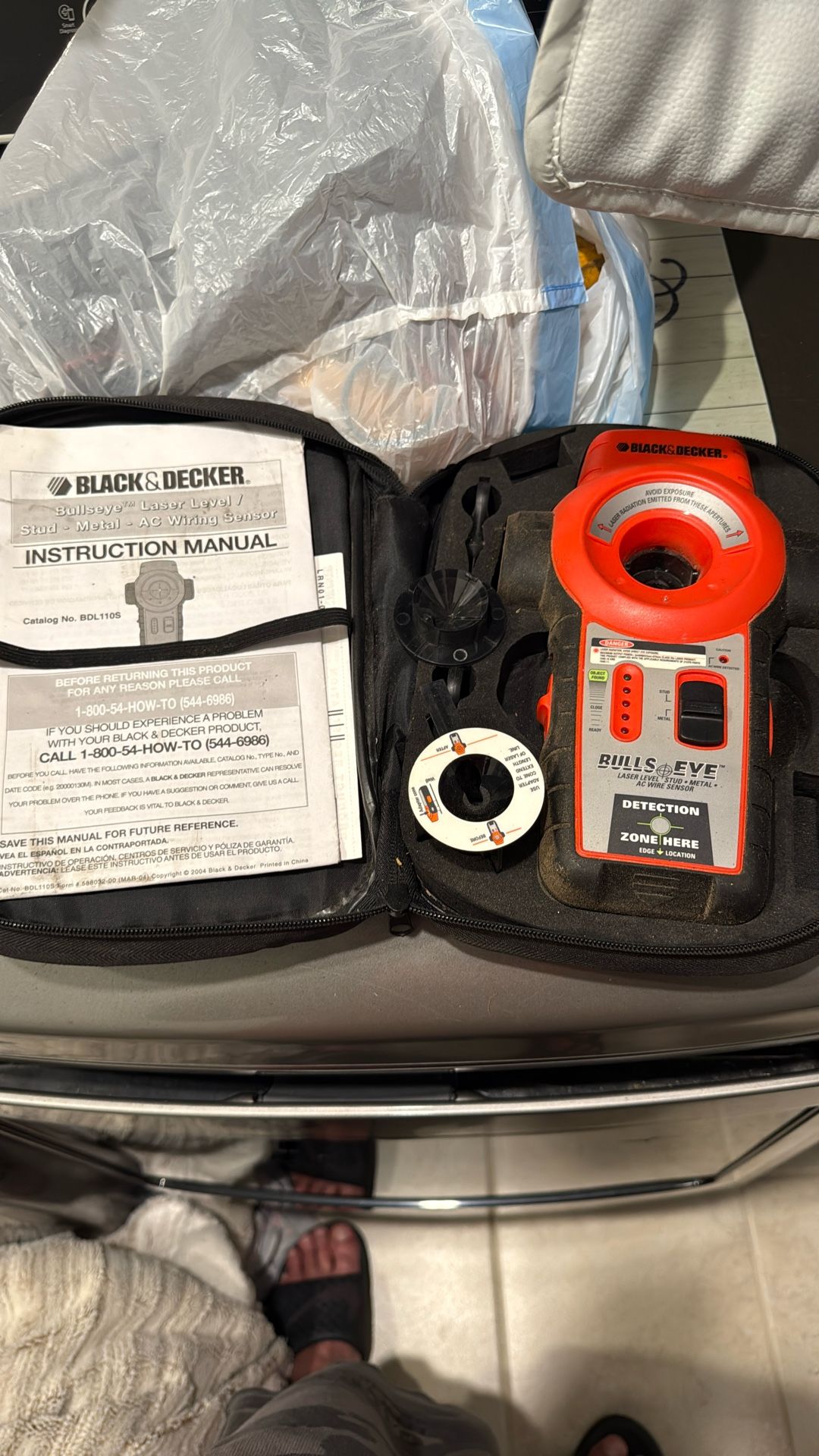 B&D Bullseye Laser Level