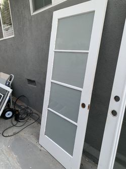glass door