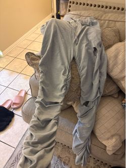 Fashion nova stacked jeans