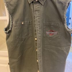 Vintage Harley Davidson Vest