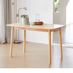 47” Oak Dining Table (UNBOXED)