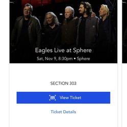 2 Tickets To The Eagles In Las Vegas 