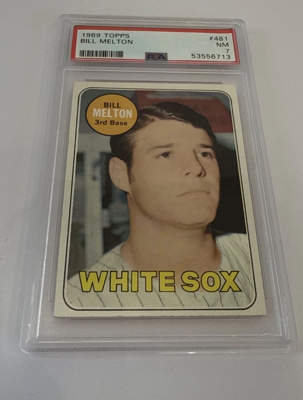 1969 Topps #481 Bill Melton PSA 7 NM 11575149