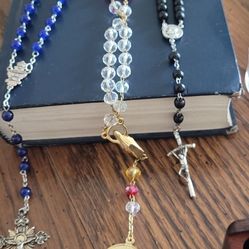 Rosary Beads w/Bible