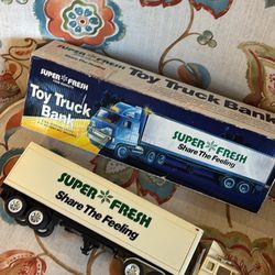 Super Fresh Tractor Trailer Bank Truck With Box 