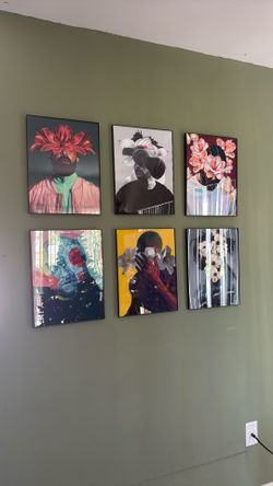 Artist Drawings With Frames Included