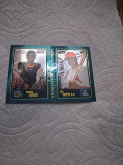 2001 Tommy Arko, Dan Moylan, Topps Chrome Retrofractor, Rookie card # 611
