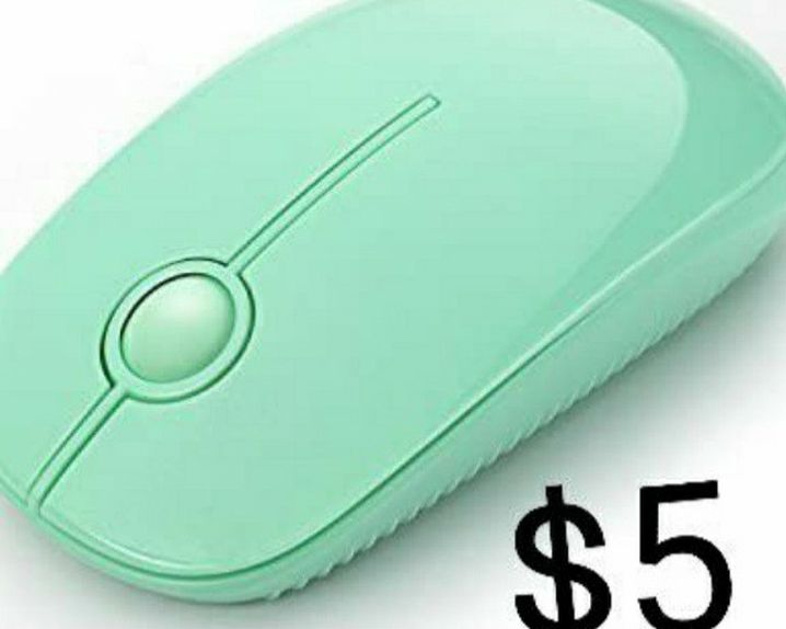 Jelly Comb 2.4G Slim Wireless Mouse with Nano Receiver, Less Noise, Optical and Portable Mice for Laptop, PC, Portable Display MS001