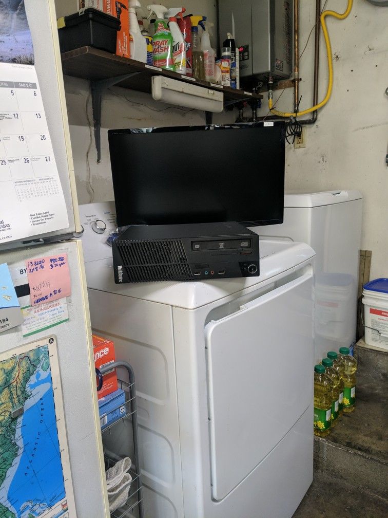 Lenovo M72e SFF i3 16gb 500gb SSD 24" Acer