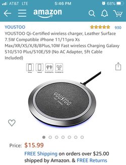 New Qi-certified wireless charger (firm on price)