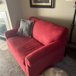 Red Pullout Couch