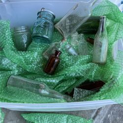 Antique Bottles - Grab Tub