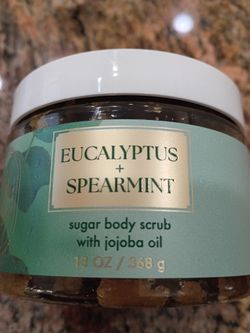 Eucalyptus Spearmint Sugar Body Scrub 13 oz Bath and Body Works
