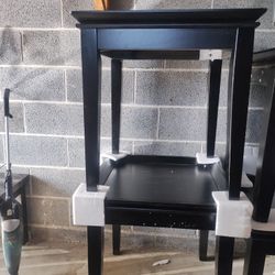 Black Ashley Living Room Set 1 Coffee Table 2 End Tables