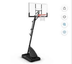 Spalding 54 Inch Portable Basketball Hoop