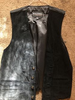 Black Suede Vest