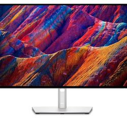 Dell UltraSharp U2723QE 27" 4K UHD WLED LCD Monitor - 16:9 - Black, Silver