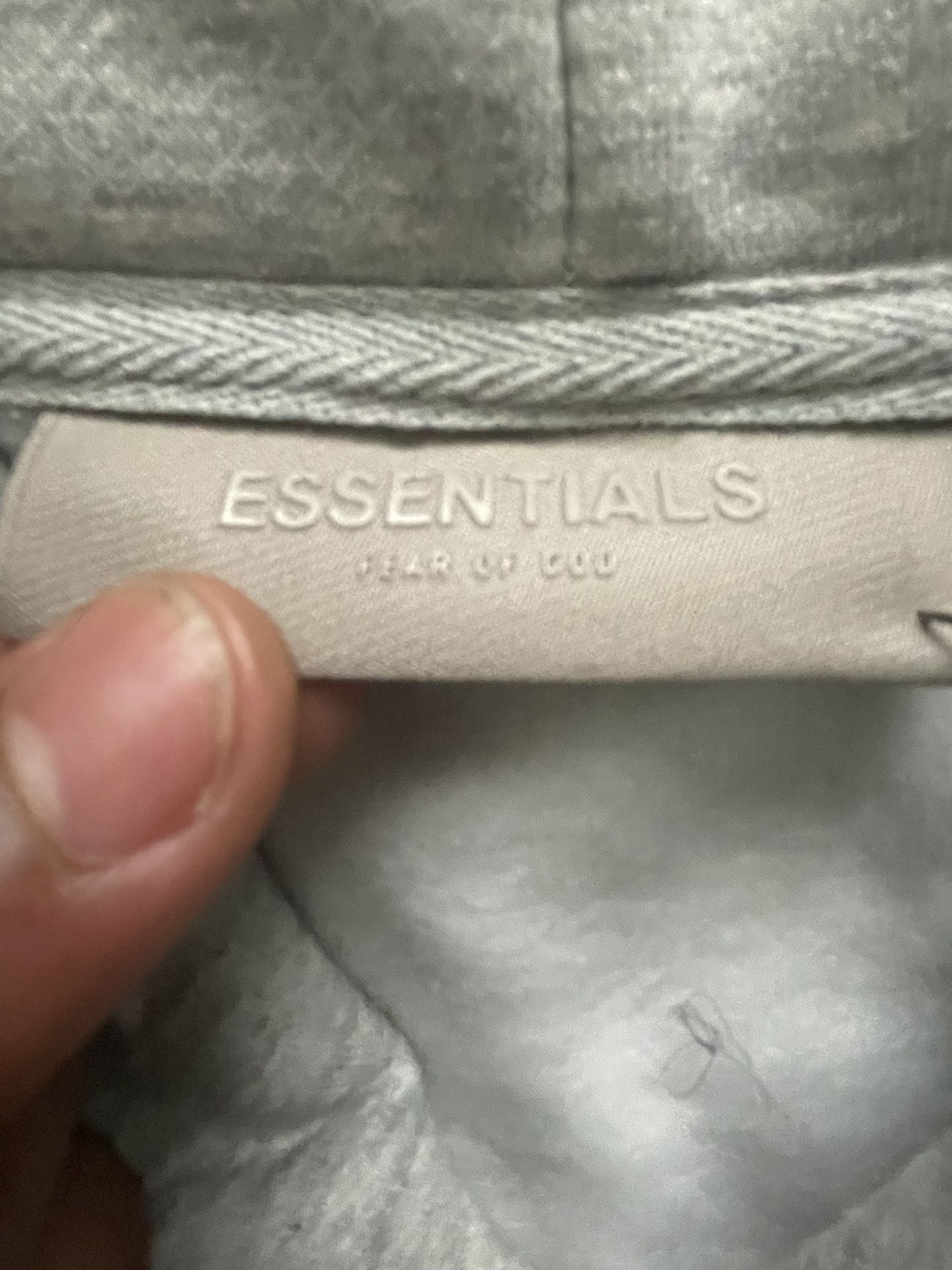 X-large Light gray Essential hoodie