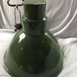 Enameled Porcelain Clamp On Light