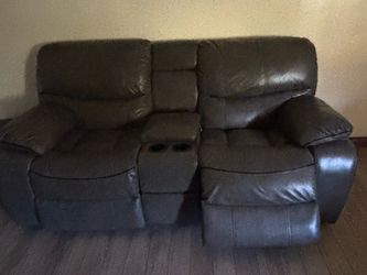 Grey couches