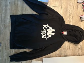 Black kappa hoodie