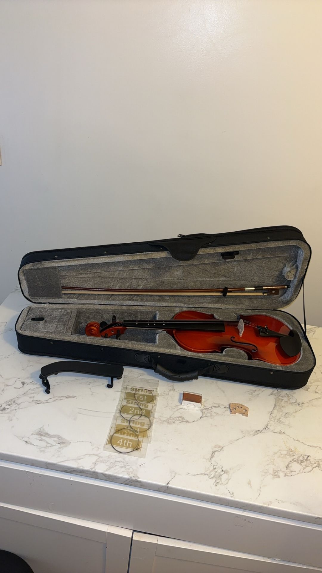 10 Pc Violin Set - Full Size 4/4