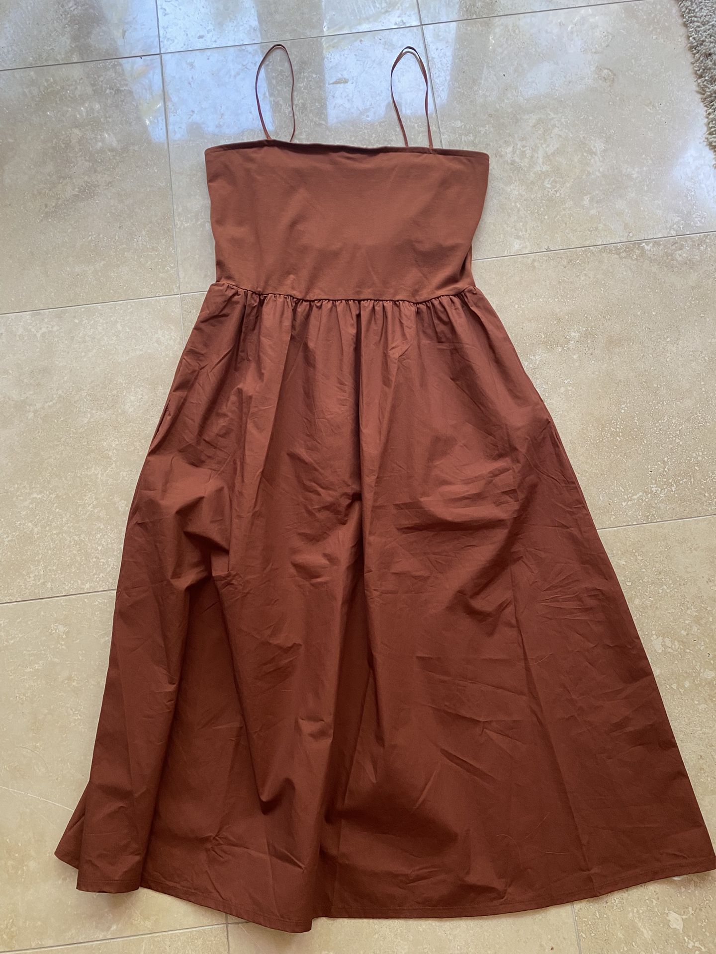 Womens GAP Orange Sundress