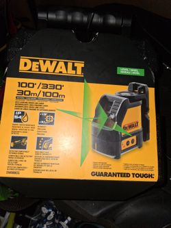 DEWALT DW088CG 100' Self-Leveling Cross Line Laser