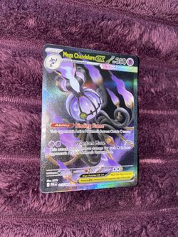 Mega Chandelure EX 115/084 350 HP English Rare - Pitch Black