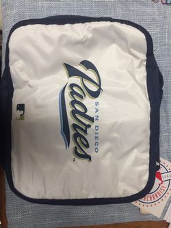 Brand new w tags official Padres San Diego soft lunch bag tote box