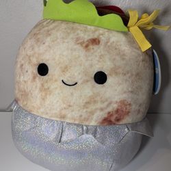 Original Squishmallows Bernardo Burrito 12-inch Plush NWT