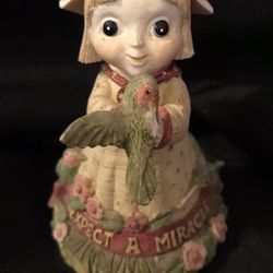 EXPECT A MIRACLE ..Collectible Porcelain Figurine