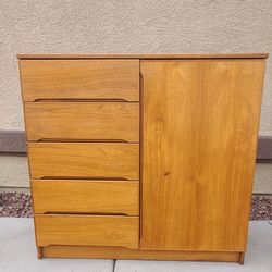 Teak Armoire/ Gentlemans Chest