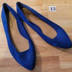 Christian Siriano Blue Flats - Size 8 (13)